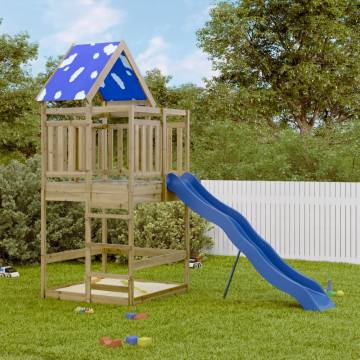 Outdoor Playset for Kids - Durable Pinewood Playground | HipoMarket