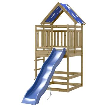 Outdoor Playset for Kids - Durable Pinewood Playground | HipoMarket