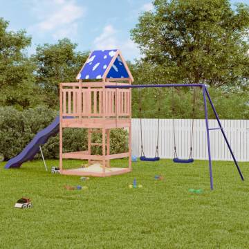 Outdoor Playset Solid Wood Douglas | Hipomarket