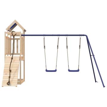 Outdoor Playset Solid Wood Pine | Durable & Fun for Kids