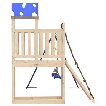 Outdoor Playset Solid Wood Pine | Durable & Fun for Kids