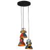 Hanging Lamp 25 W Multicolour 30x30x100 cm E27 Colour multicolour Quantity in Package 1 Bulb Quantity 