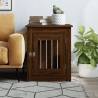 Stylish Dog Crate Furniture - Brown Oak 55x75x65 cm