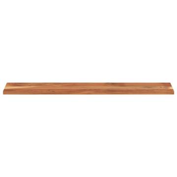 Rectangular Solid Wood Acacia Table Top - 140x30x3.8 cm