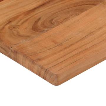 Rectangular Solid Wood Acacia Table Top - 140x30x3.8 cm