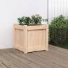 Garden Planter 40x40x40 cm Solid Wood Pine Colour natural pine Quantity in Package 1 