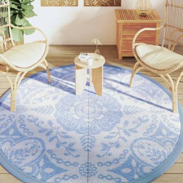 Outdoor Carpet Baby Blue Ø200 cm | Stylish & UV-Resistant