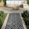 Outdoor Carpet White and Black 80x250 cm - Stylish & Durable