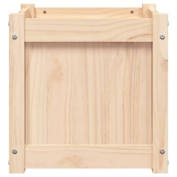 Garden Planter 40x40x40 cm Solid Wood Pine - DIY Essential