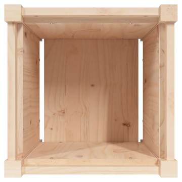 Garden Planter 40x40x40 cm Solid Wood Pine - DIY Essential