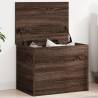 Storage Box Brown Oak 60x42x46 cm Engineered Wood Colour brown oak Size 60 x 42 x 46 cm Quantity in Package 1 