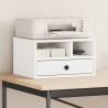 Printer Stand White 40x32x22,5 cm Engineered Wood Colour white 