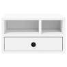 Printer Stand White 40x32x22.5 cm | Engineered Wood