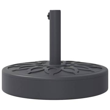 25 kg Round Parasol Base for Ø38/48 mm Poles | Hipomarket