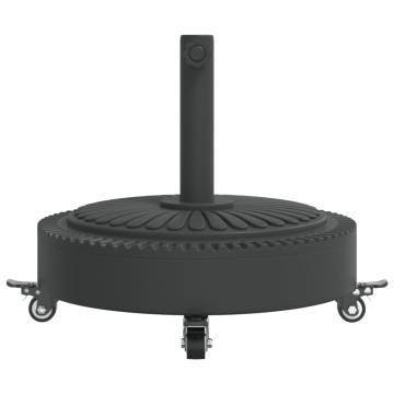 Parasol Base with Wheels - 27 kg for Ø38/48 mm Poles