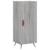 Stylish Grey Sonoma Highboard - 34.5x34x180 cm Engineered Wood