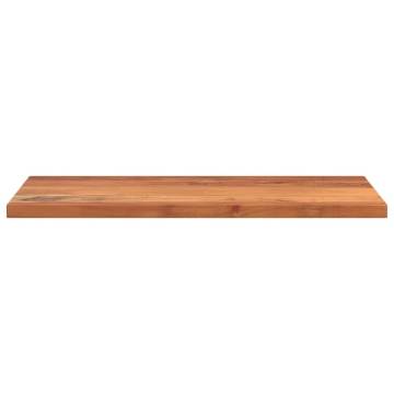 Table Top 110x50 cm - Solid Acacia Wood for Rustic Charm