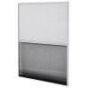 Plisse Insect Screen for Windows - 60x80 cm Aluminium Shade