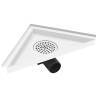 Premium Shower Drain 25x25 cm - 2-in-1 Stainless Steel Cover