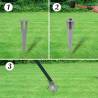 Euro Fence Steel 25x1.0m Green - Durable Garden Protection