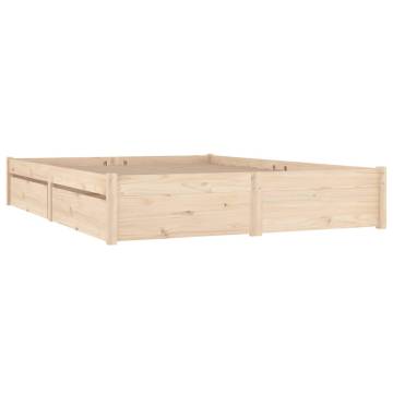 Bed Frame with Drawers 135x190 cm Double | Hipo Market