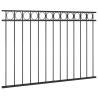 Black Steel Fence Panel 1.7x1m - Durable Garden Security