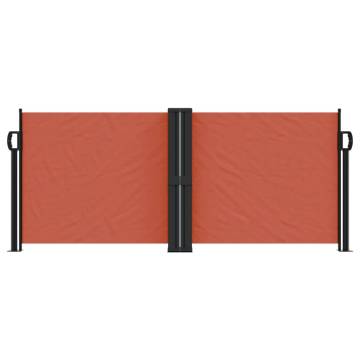 Retractable Side Awning Terracotta 100x600 cm - Hipomarket