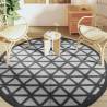 Outdoor Carpet Black Ø200 cm PP - Stylish & Durable