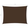 Sunshade Sail Oxford Fabric 6x7m Brown - Protect Your Outdoors