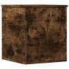 Storage Box Smoked Oak - Durable Engineered Wood 40x42x46 cm