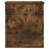 Storage Box Smoked Oak - Durable Engineered Wood 40x42x46 cm