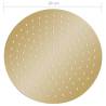 Gold Stainless Steel Rain Shower Head - 30 cm Round