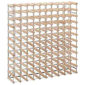 Wine Rack for 120 Bottles | Solid Pinewood Elegance