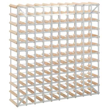 Wine Rack for 120 Bottles | Solid Pinewood Elegance