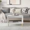 High Gloss White Coffee Table - Modern Design & Storage | Hipomarket