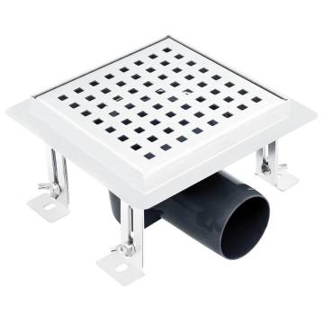 Stainless Steel Shower Drain 15x15 cm - Modern Bathroom Solution