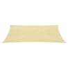 Beige Sunshade Sail 2x4.5 m - UV & Mould Resistant HDPE