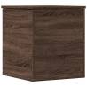 Storage Box Brown Oak - 40x42x46 cm Engineered Wood