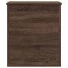 Storage Box Brown Oak - 40x42x46 cm Engineered Wood