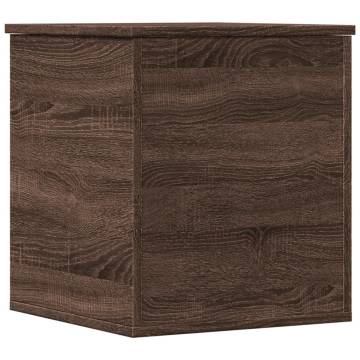 Storage Box Brown Oak - 40x42x46 cm Engineered Wood