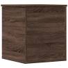 Storage Box Brown Oak - 40x42x46 cm Engineered Wood