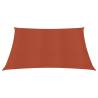 Sunshade Sail 2.5x2.5m Terracotta – HDPE UV Protection