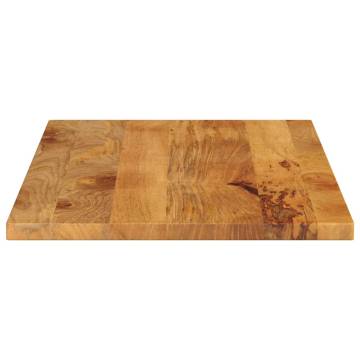 120x50 cm Solid Mango Wood Table Top - Rustic Charm