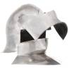 Medieval Knight Helmet Antique Replica LARP Silver Steel