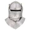 Medieval Knight Helmet Antique Replica LARP Silver Steel