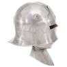 Medieval Knight Helmet Antique Replica LARP Silver Steel