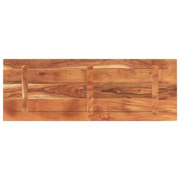 Solid Wood Acacia Table Top 140x50 cm | Rustic Design