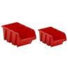 30 Piece Workshop Shelf Set - Red & Black 77x39cm Polypropylene