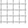 Crimped Garden Wire Fence - Stainless Steel 50x50 cm | HiPoMarket