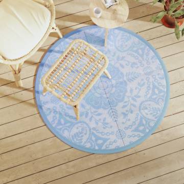 Outdoor Carpet Baby Blue Ø120 cm - Durable & Stylish Rug